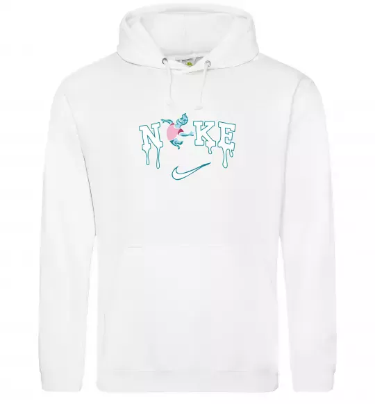 Чоловіча толстовка (худі) Стихії вода ВИШИВКА Білий фото