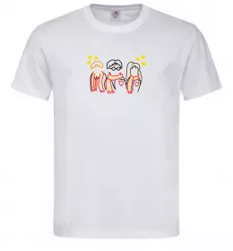 Мужская футболка Гаррі Поттер ВИШИВКА Белый фото