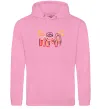 Мужская толстовка (худи) Гаррі Поттер ВИШИВКА Розовый фото