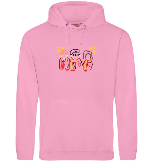 Жіноча толстовка (худі) Гаррі Поттер ВИШИВКА Рожевий фото