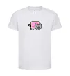 Детская футболка Nyan cat ВИШИВКА Белый фото