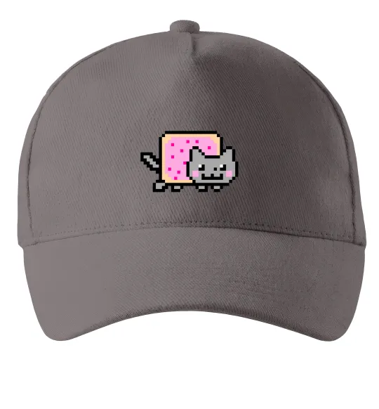 Кепка Nyan cat ВИШИВКА Серый фото