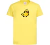 Детская футболка Duck pixel ВИШИВКА Лимонный фото