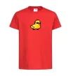 Дитяча футболка Duck pixel ВИШИВКА Червоний фото