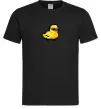 Мужская футболка Duck pixel ВИШИВКА Черный фото