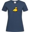 Жіноча футболка Duck pixel ВИШИВКА Темно-синій фото