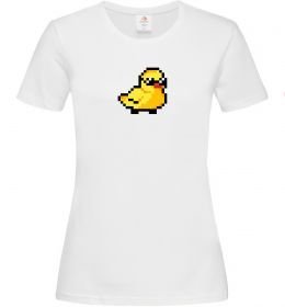 Жіноча футболка Duck pixel ВИШИВКА