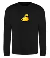 Світшот Duck pixel ВИШИВКА Чорний фото