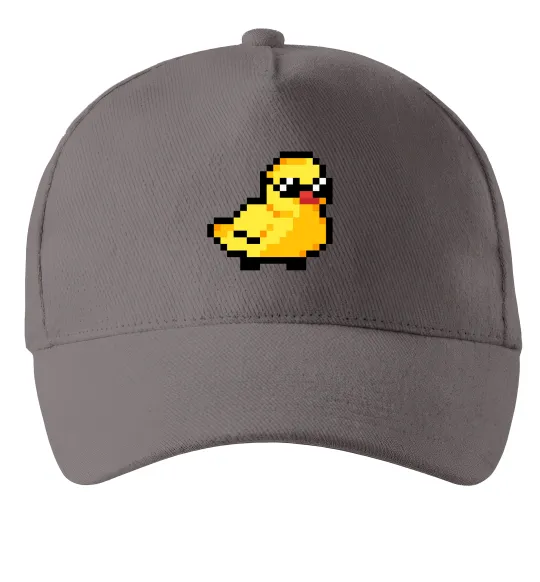 Кепка Duck pixel ВИШИВКА Серый фото