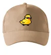 Кепка Duck pixel ВИШИВКА Песочный фото