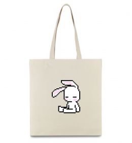 Еко-сумка Bunny pixel ВИШИВКА