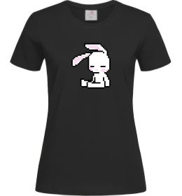 Женская футболка Bunny pixel ВИШИВКА