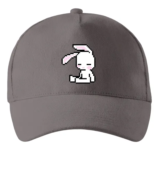 Кепка Bunny pixel ВИШИВКА Серый фото