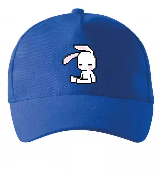 Кепка Bunny pixel ВИШИВКА Ярко-синий фото