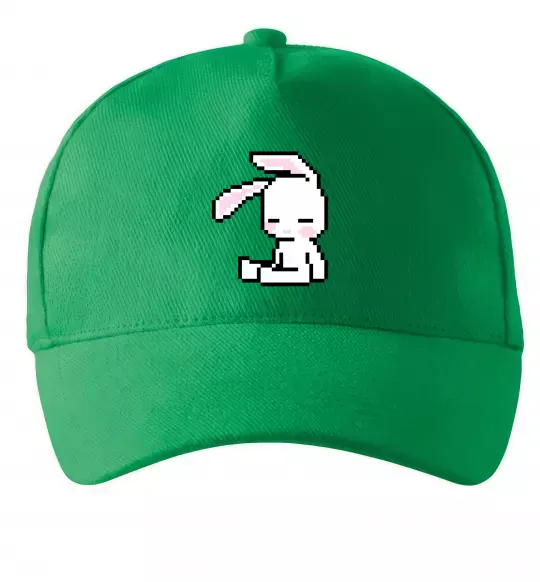 Кепка Bunny pixel ВИШИВКА Зеленый фото