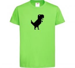 Детская футболка Dino pixel ВИШИВКА