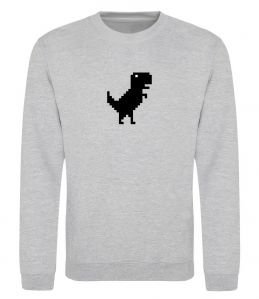 Свитшот Dino pixel ВИШИВКА
