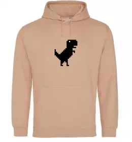 Мужская толстовка (худи) Bunny pixel ВИШИВКА Серый меланж фото