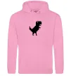 Жіноча толстовка (худі) Dino pixel ВИШИВКА Рожевий фото