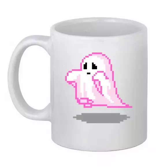 Чашка керамическая Привиди піксель парні жіноча ВИШИВКА Белый фото