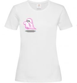 Женская футболка Привиди піксель парні жіноча ВИШИВКА