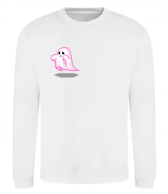 Свитшот Привиди піксель парні жіноча ВИШИВКА Белый фото