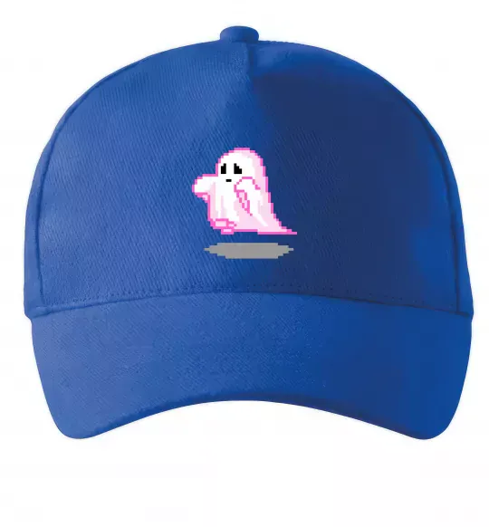 Кепка Привиди піксель парні жіноча ВИШИВКА Ярко-синий фото