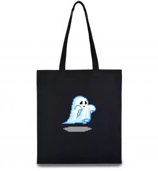 Эко-сумка Привиди пікселі парні чоловіча ВИШИВКА Черный фото