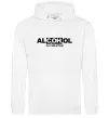 Жіноча толстовка (худі) Алкоголь формула Білий Жіноча толстовка (худі) Алкоголь формула Білий фото