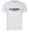 Мужская футболка Алкоголь формула Белый фото