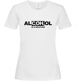 Женская футболка Алкоголь формула