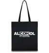 Эко-сумка Алкоголь формула Черный Эко-сумка Алкоголь формула Черный фото