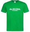 Мужская футболка Алкоголь формула Зеленый фото