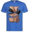 Мужская футболка Ідеальне тіло Ярко-синий фото