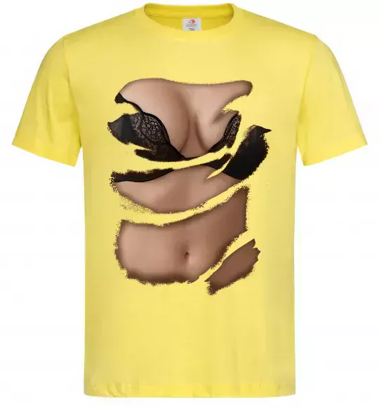 Мужская футболка Ідеальне тіло Лимонный фото