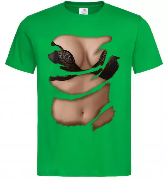 Мужская футболка Ідеальне тіло Зеленый фото