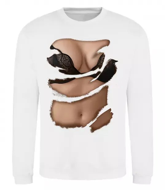 Свитшот Ідеальне тіло Белый фото