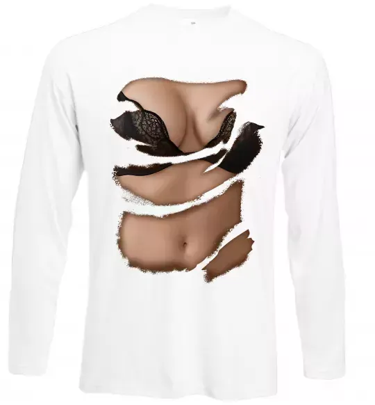 Лонгслив Ідеальне тіло Белый фото