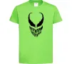 Дитяча футболка Веном обличчя Лаймовий фото