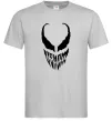 Чоловіча футболка Веном обличчя Сірий Чоловіча футболка Веном обличчя Сірий фото