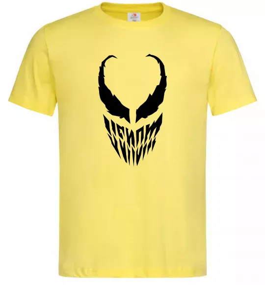 Чоловіча футболка Веном обличчя Лимонний фото