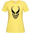 Женская футболка Веном обличчя Лимонный Женская футболка Веном обличчя Лимонный фото