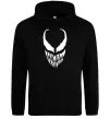 Женская толстовка (худи) Веном обличчя Черный Женская толстовка (худи) Веном обличчя Черный фото