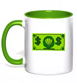 Чашка с цветной ручкой