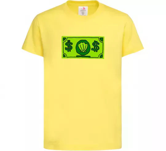 Детская футболка Долар містера Крабса Лимонный фото