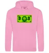 Чоловіча толстовка (худі) Долар містера Крабса Рожевий фото