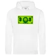 Мужская толстовка (худи) Долар містера Крабса Белый Мужская толстовка (худи) Долар містера Крабса Белый фото