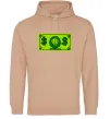 Мужская толстовка (худи) Долар містера Крабса Песочный Мужская толстовка (худи) Долар містера Крабса Песочный фото