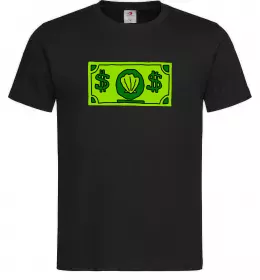 Мужская футболка Долар містера Крабса Черный фото