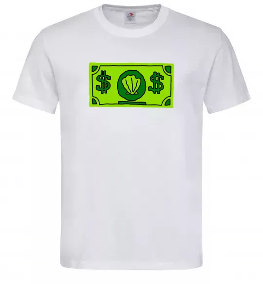 Чоловіча футболка Долар містера Крабса Білий фото